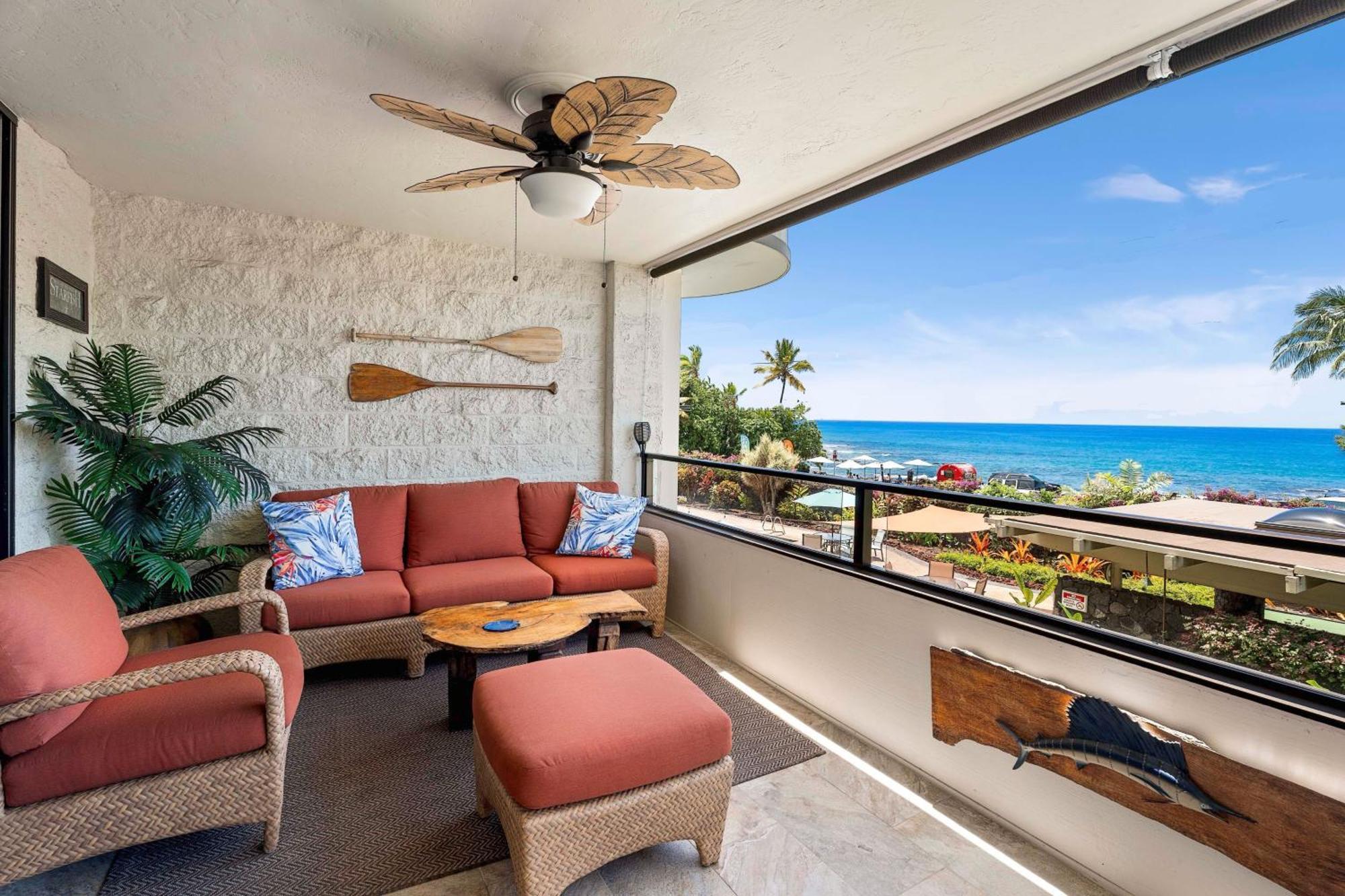 Direct Oceanview Paradise In A Luxury Condo 2B2B,Ac Kailua-Kona Luaran gambar